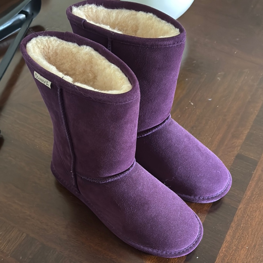 BearPaw Purple Winter Boots Cozy